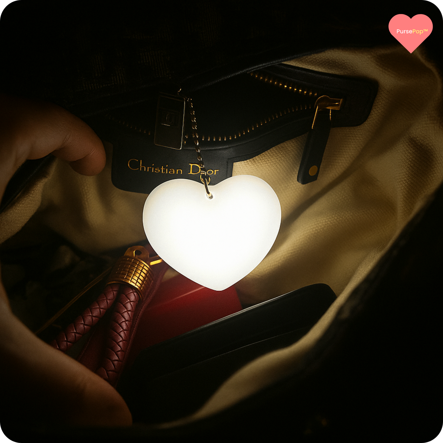 PursePop™ Glow Heart